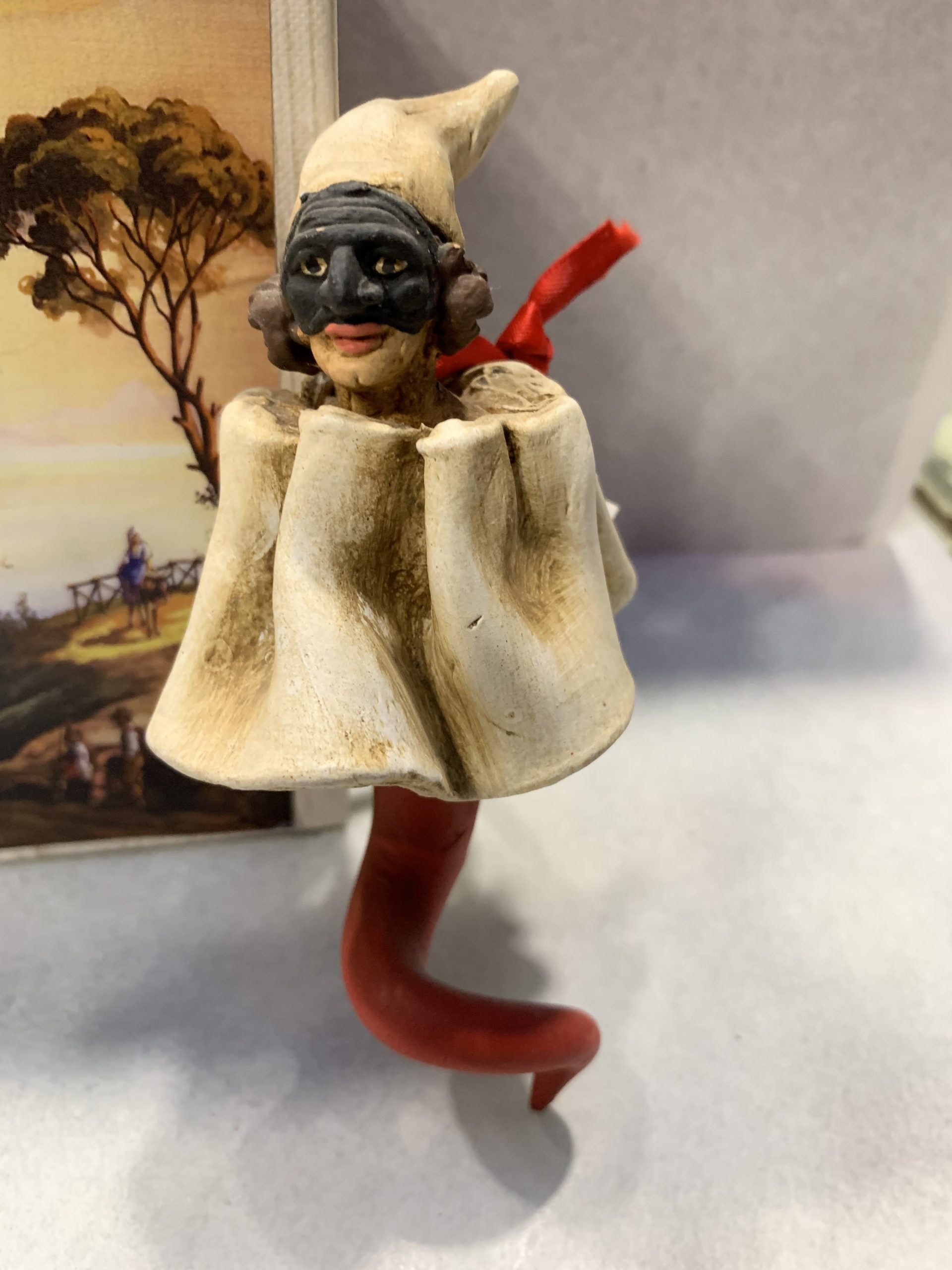 Corno con pulcinella